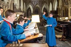 In fine festive voice: the mellifluous blending of ancient and contemporary music thrills Tim Parsons at Wells Cathedral, Somerset.