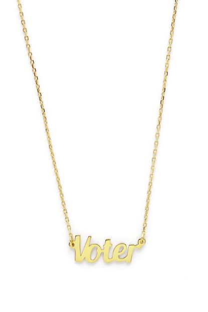 Stella and Bow I am a voter. x Stella and Bow Necklace