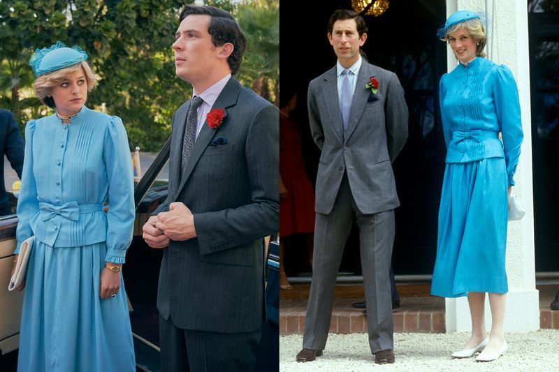 'the crown' vs real life diana