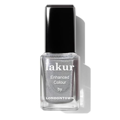 Londontown Lakur Nail Polish, White &amp;amp; Black Shades, Nice &amp;amp; Icy