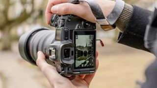 Ellis Reed shooting in Bath, UK with a Canon EOS R