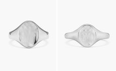 recycled silver jewellery – signet rings from the 886 by The Royal Mint jewellery collection