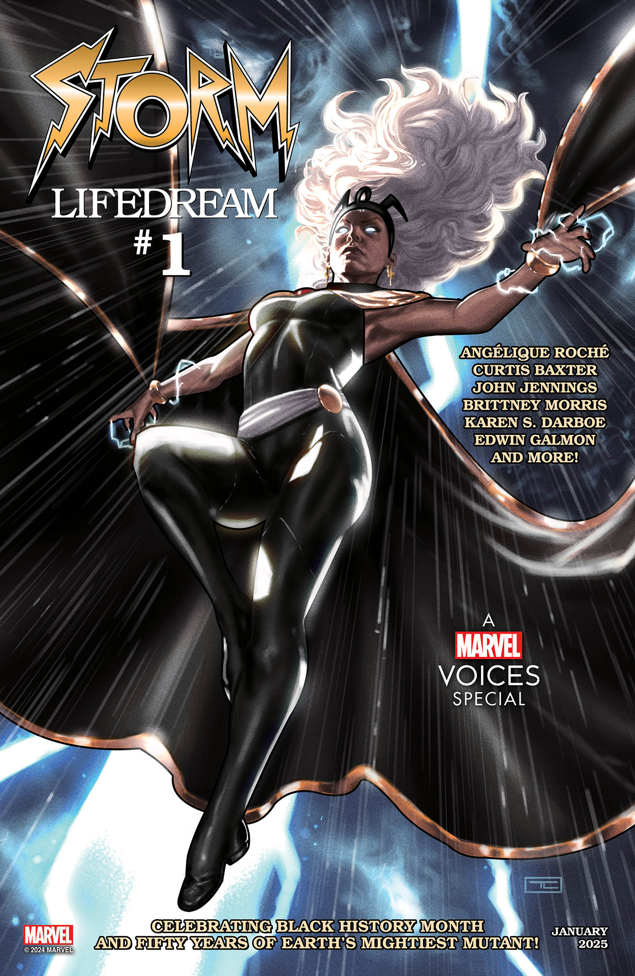 Marvel celebra los 50 años de Storm en 2025 con un one-shot del Mes de la Historia Afroamericana