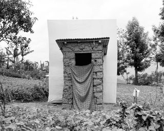 Domitria Nyirasoni's toilet in Rwanda, part of Toilet Stories by Elena Heatherwick commissioned by WaterAid