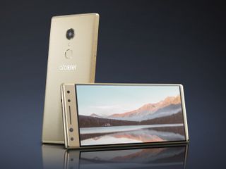 Alcatel put dual camera rigs on the front of the phone