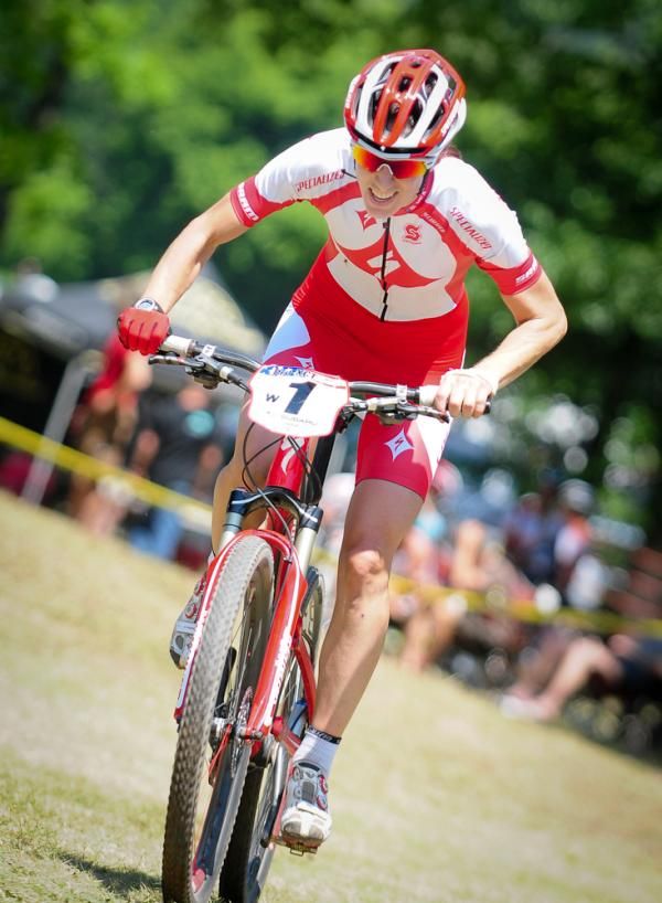 Lea Davison (Specialized) planned to contest the final sprint but Georgia Gould (Luna) had other ideas.