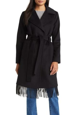 Fringe Wrap Coat