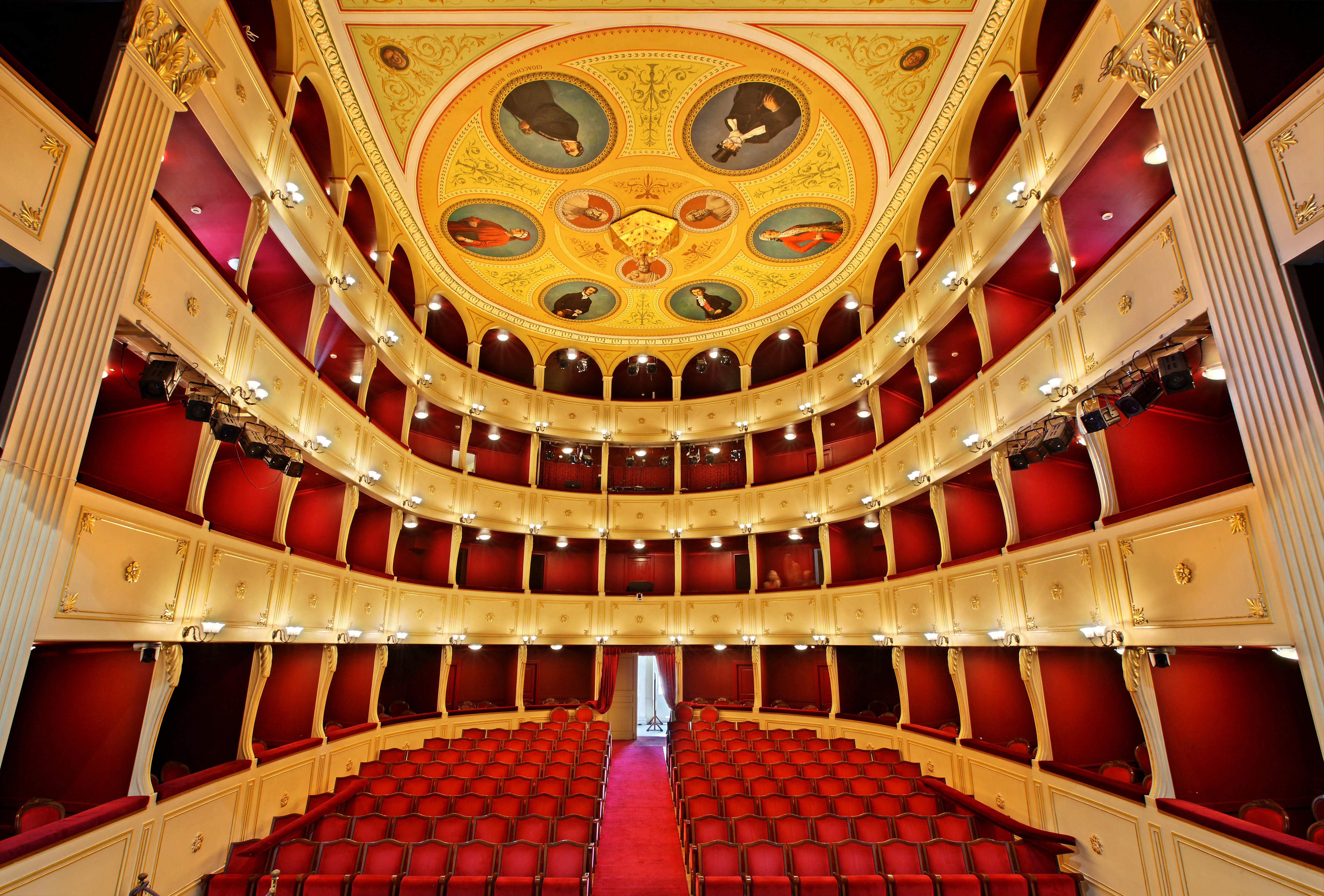 Red and gold theatre interior