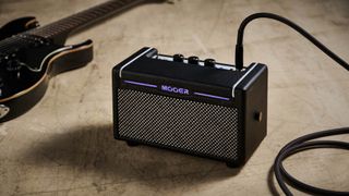 Mooer Audio SD 10i Intelligent Amp: the new desktop amp is a packed with features and sounds and has a logo that lights up when switched on.