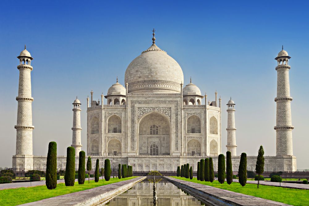 The Taj Mahal, in India