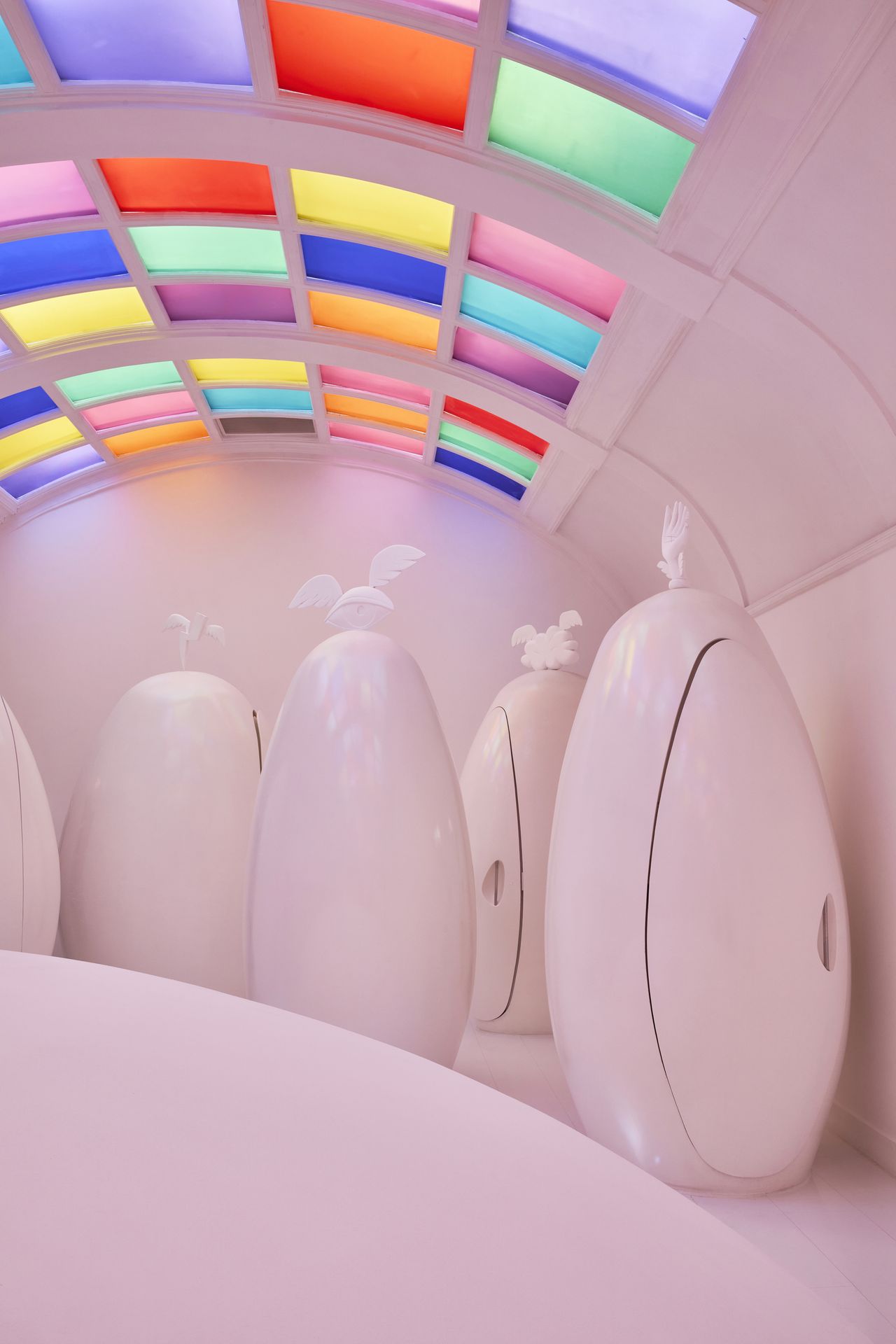 Interiors of sketch London on the occasion of the Dreamscapes exhibition