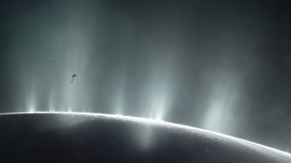 geyser sulla luna di Saturno