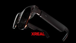 Promo image of the XREAL Air 2 Ultra from CES 2024.