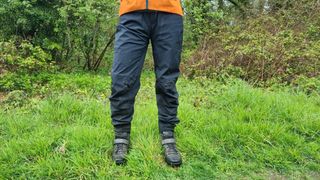 Rapha Trail Gore-Tex Pants being worn by female rider