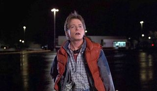 Michael J. Fox as Marty McFly in Back To the Future