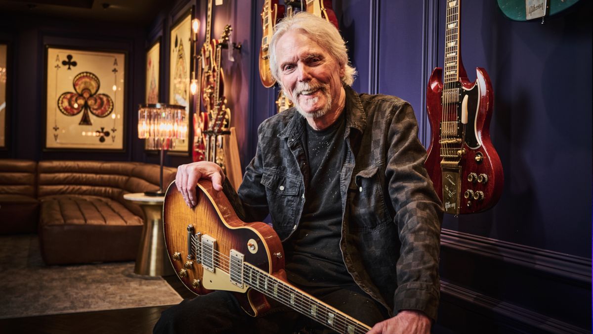 Former Thin Lizzy guitarist Scott Gorham at the Gibson Garage London, May 17. 2024.