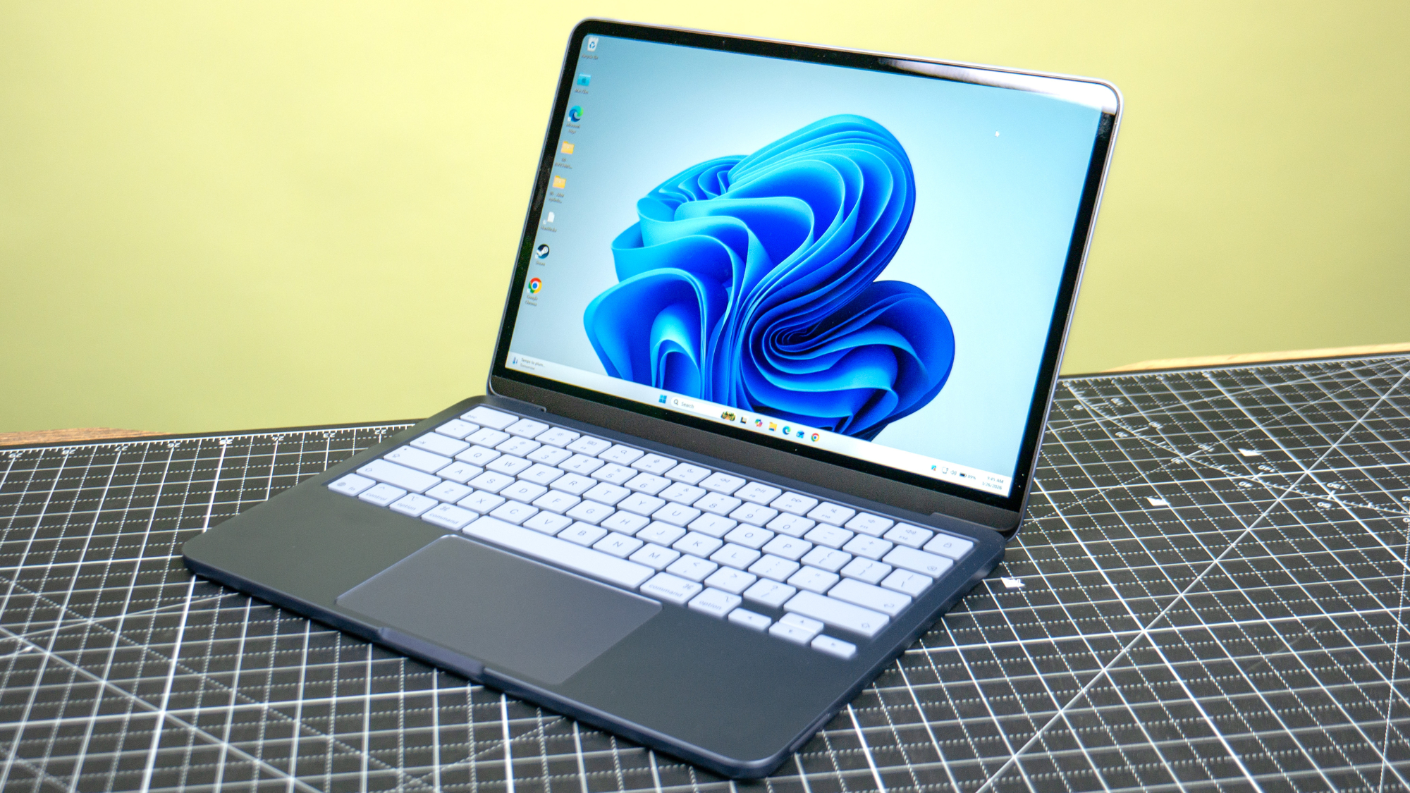 MacBook Neo running Windows 11