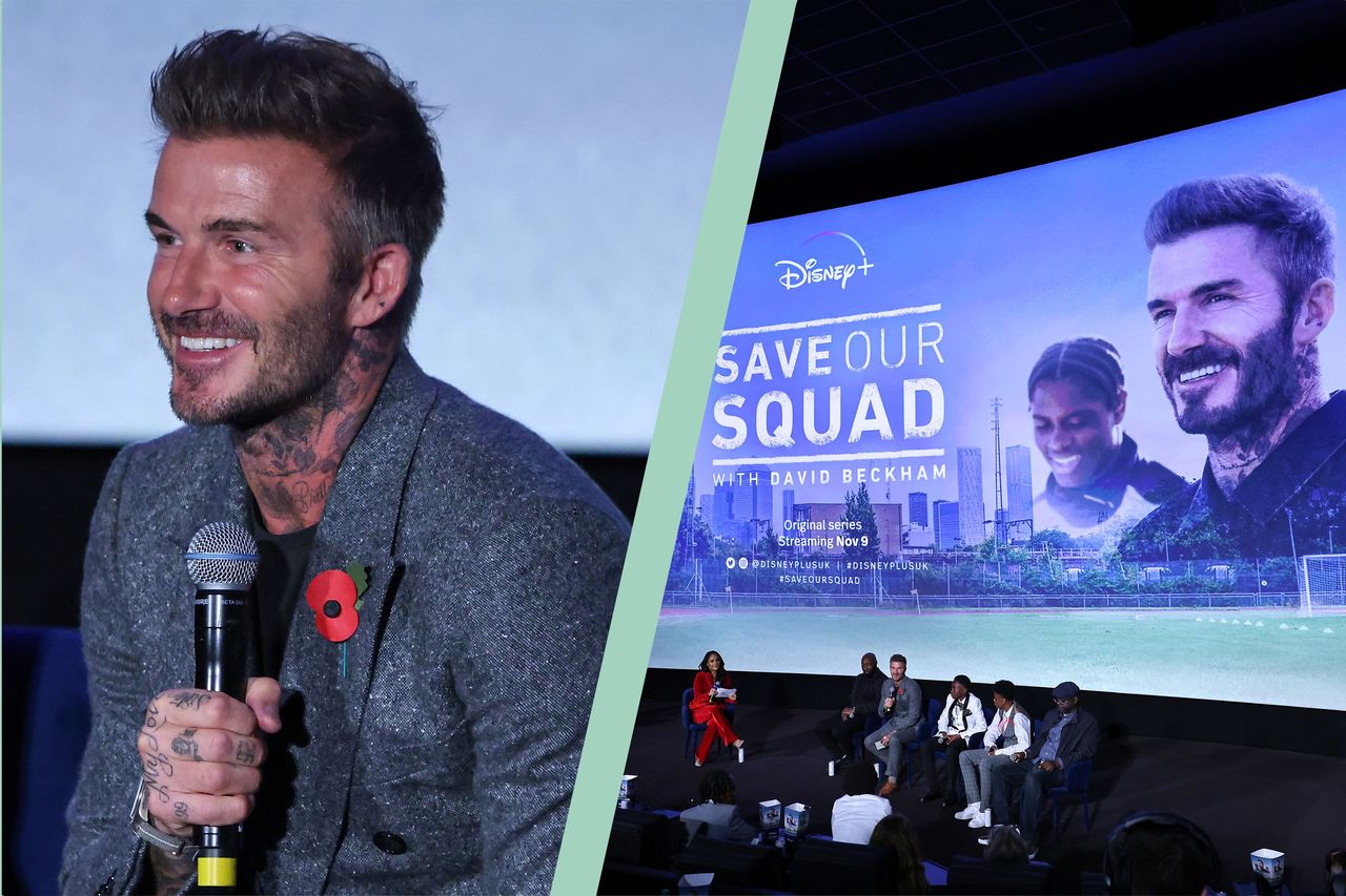 David Beckham at Disney+ Save Our Squad screening