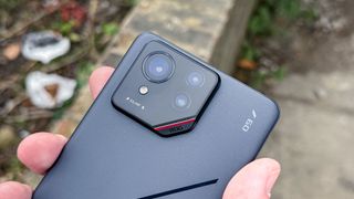 The Asus ROG Phone 9 Pro's rear cameras