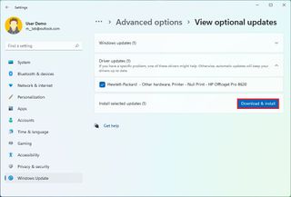 Install driver update fix Windows 11 version 22H2