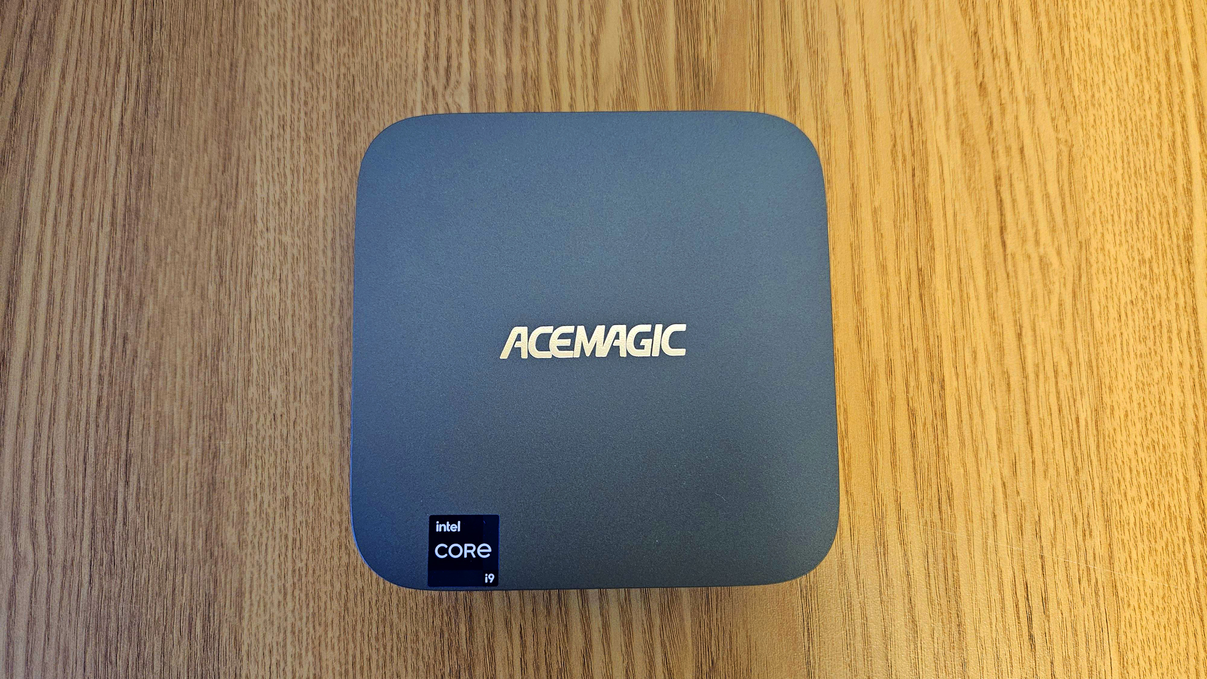 The Acemagic Matrix Mini M1 on a desk