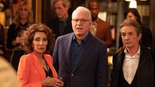 Andrea Martin, Steve Martin and Martin Short in Only Murders in the Building