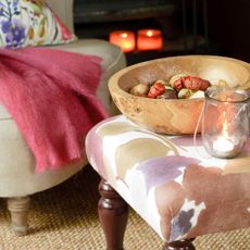 Potpourri in a mango wood dish