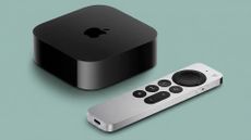 Apple TV 4K box and remote