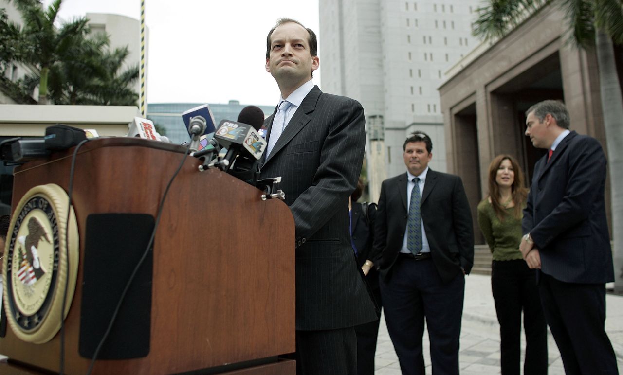 Labor Secretary nominee R. Alexander Acosta.