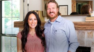 Joanna and Chip Gaines in a promotional image for Fixer Upper