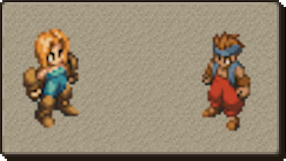 fft job sprite art on beige background