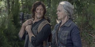 Daryl and Carol in The Walking Dead.