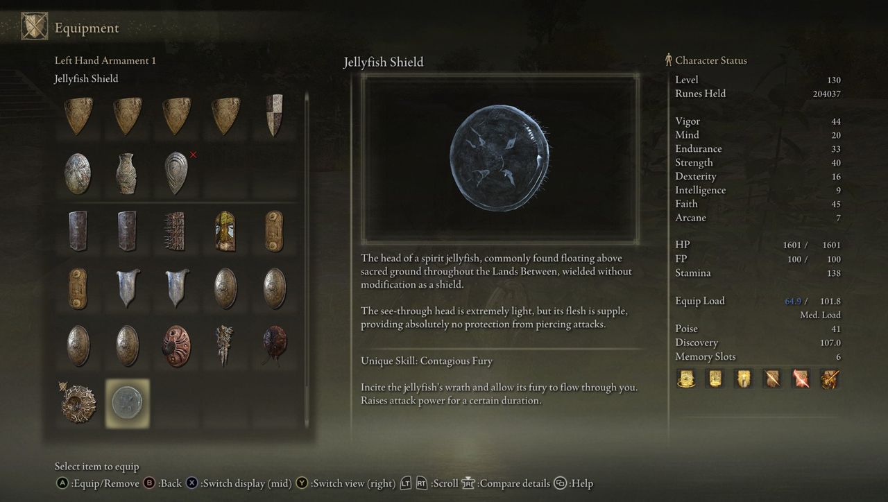 Elden Ring Jellyfish Shield