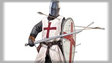 A soldier of the Knights Templar