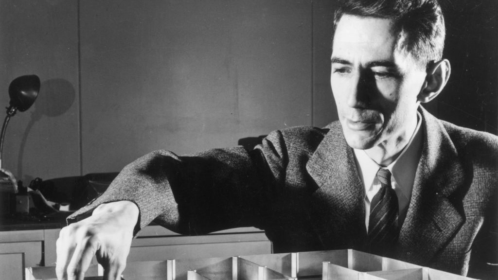 Claude Shannon at work