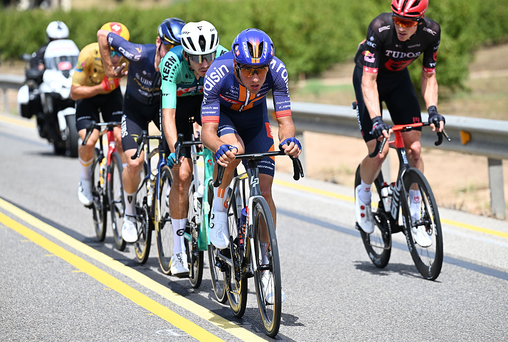 Mattia Gaffuri of Italy and Team Picnic PostNL competes in the breakaway during the La Vuelta - 81st Tour of Spain 2026, Stage 5