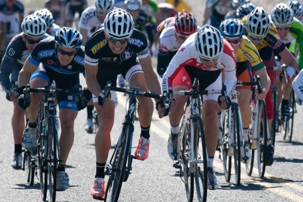 Nineteen year-old Travis Lyons (Mike's Bikes) wins the category 3 race in the final stage of the Merco Cycling Classic.