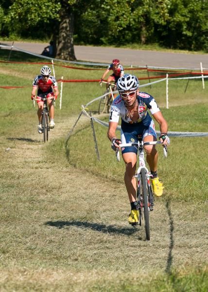 Davide Frattini (Hudz\Subaru) pulls away from the breakaway.