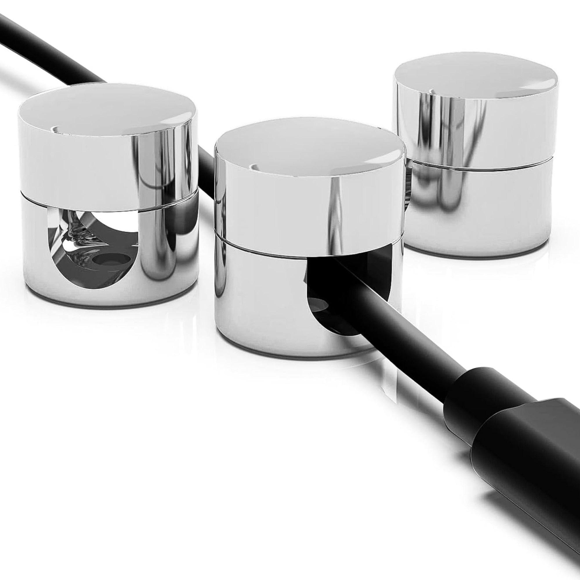 Cable Anchors Metal Cable Clips 3 Pcs