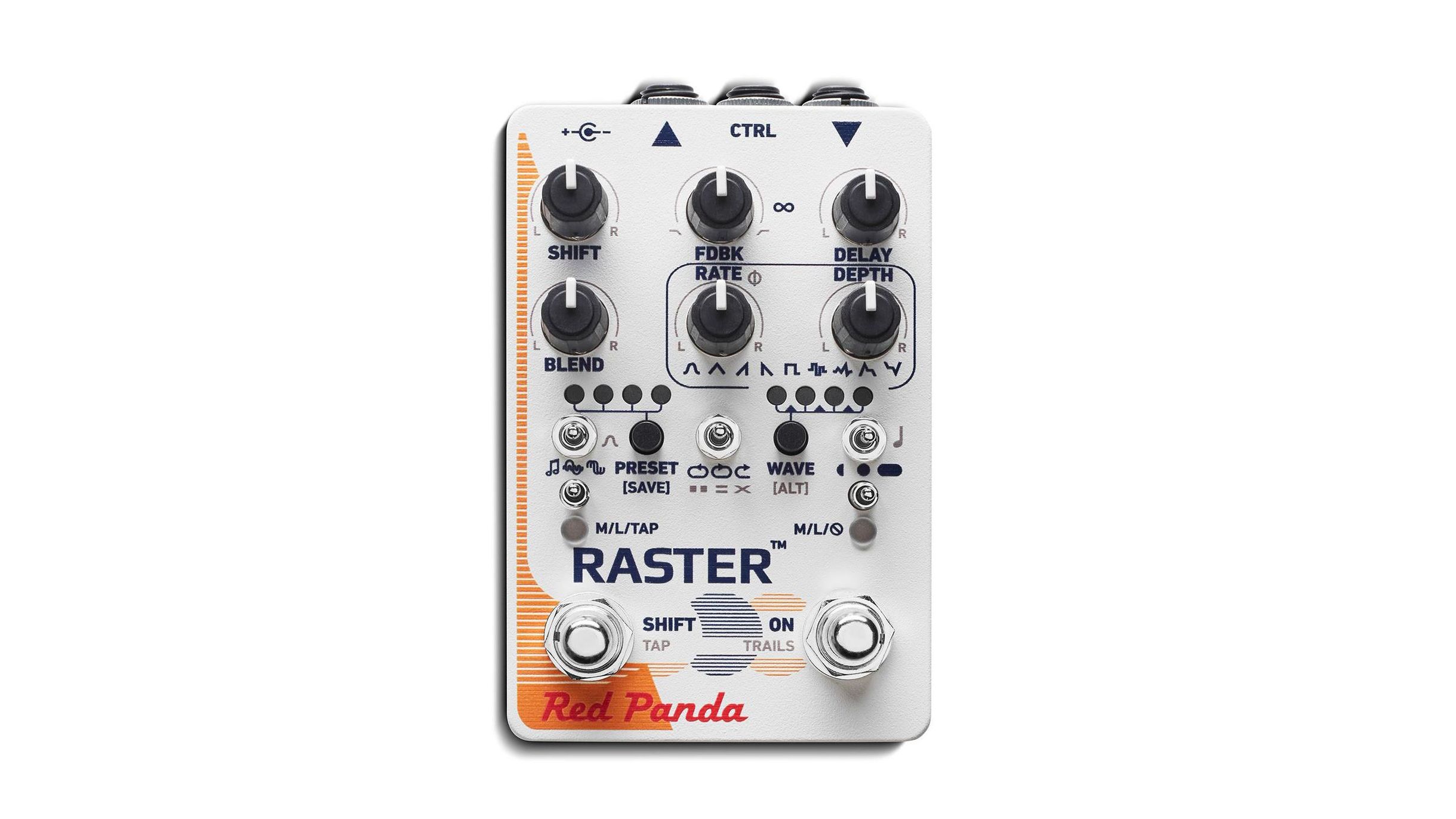 The Red Panda Raster 2 digital delay boasts some serious upgrades