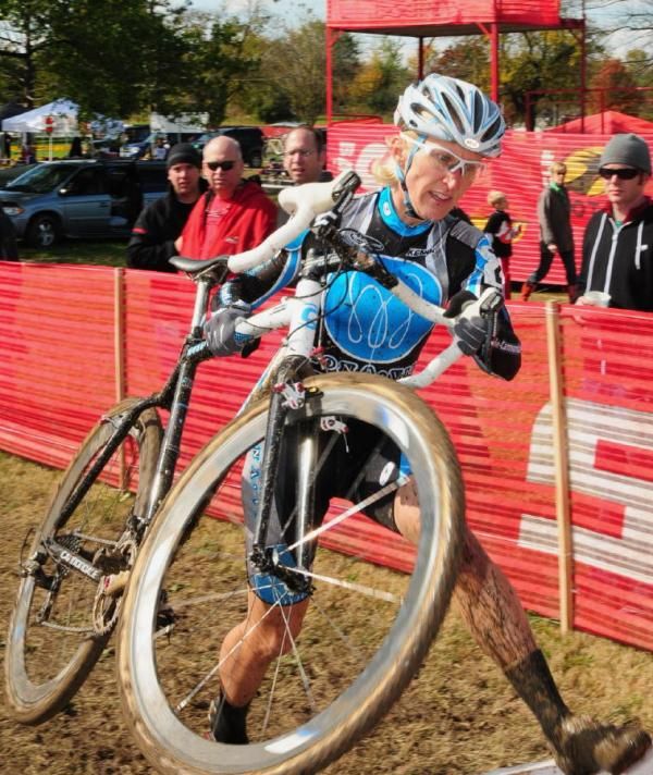 Devon Haskell (BH USA) trying to get a little oxygen