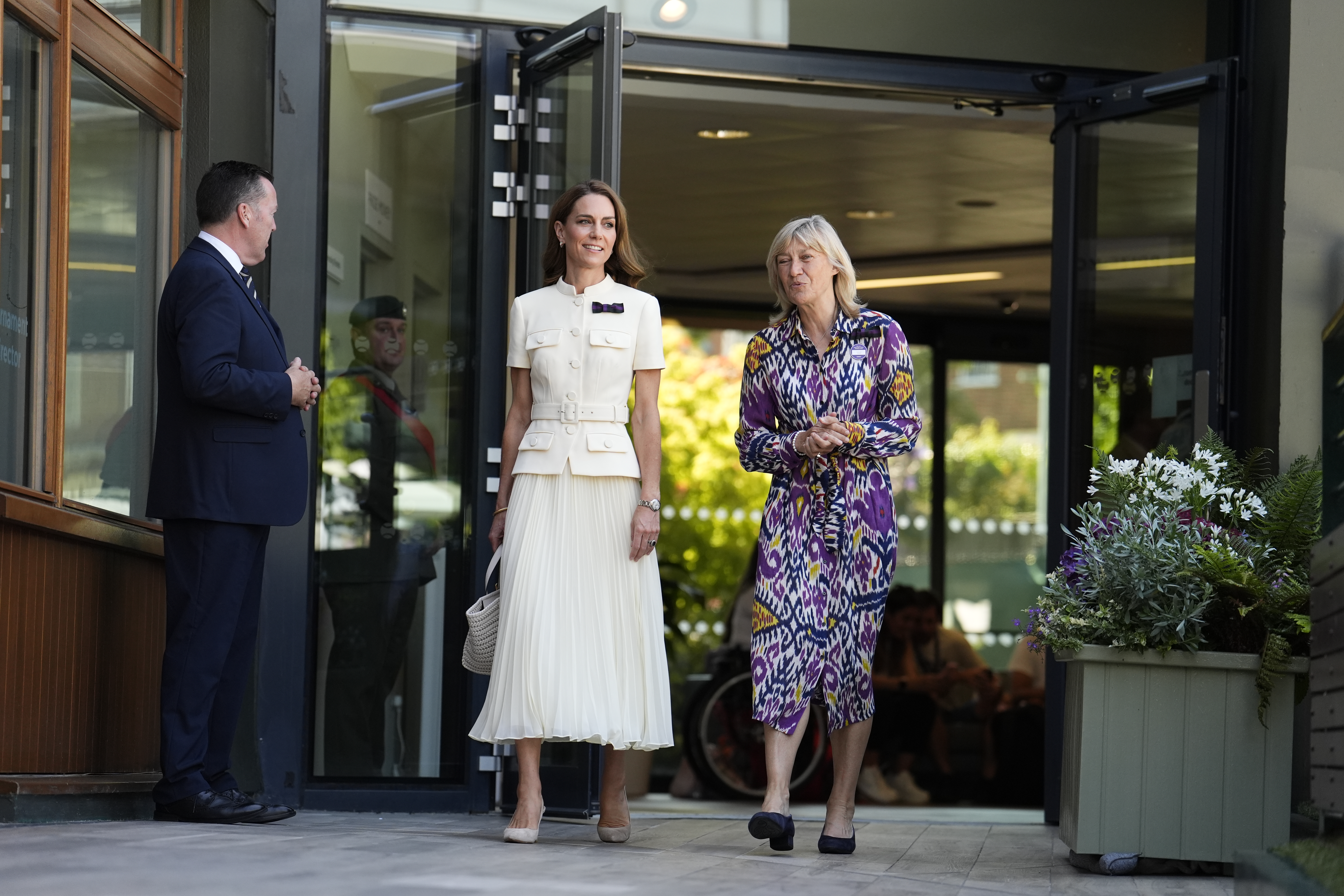 Kate Middleton wears Self Portrait at Wimbledon 2025