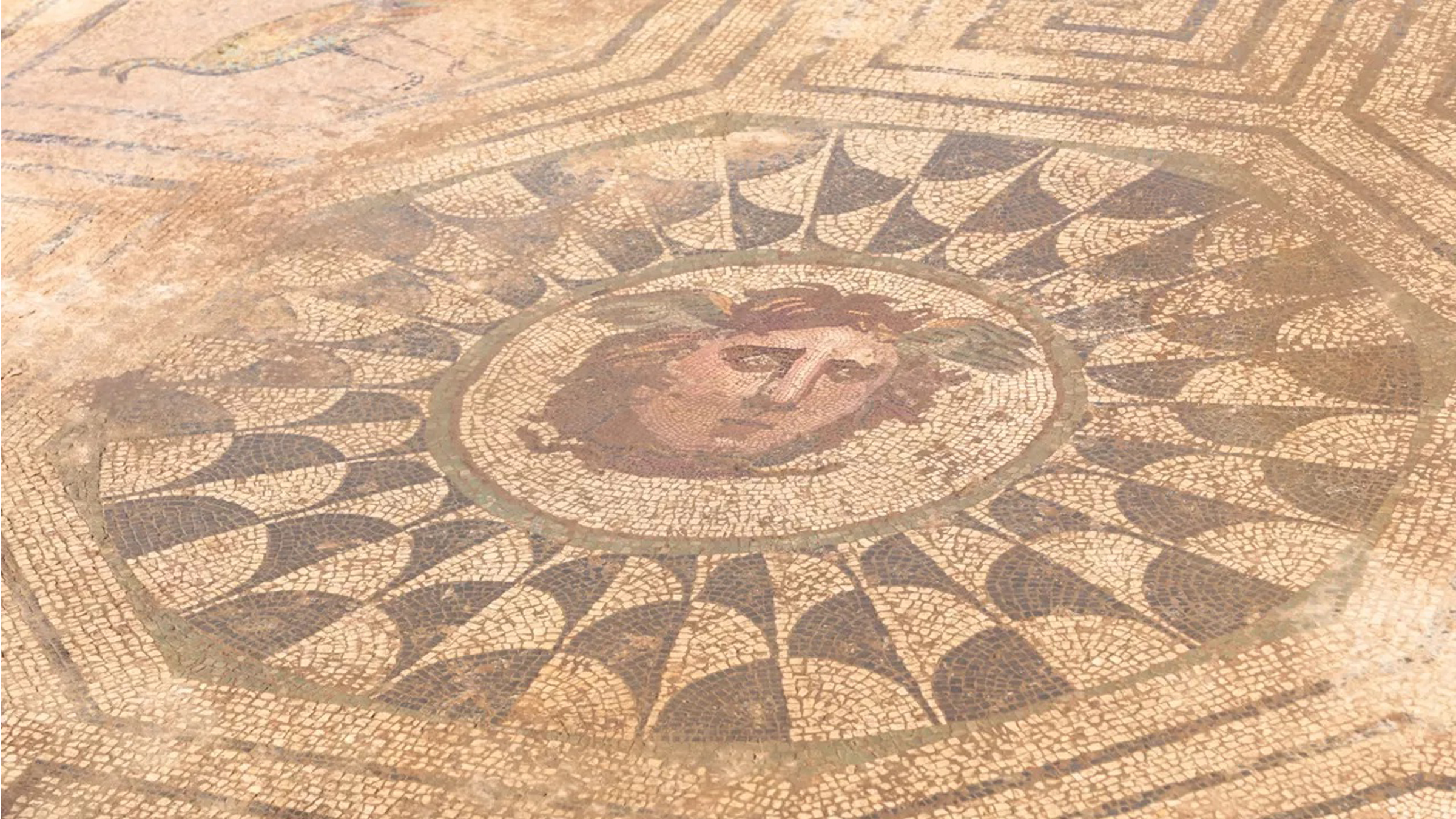 Mosaics of Greek Medusa Found in Ancient Roman Villa