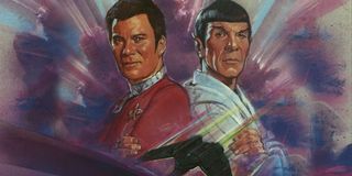 Star Trek IV: The Voyage Home Kirk and Spock in very colorful portraits