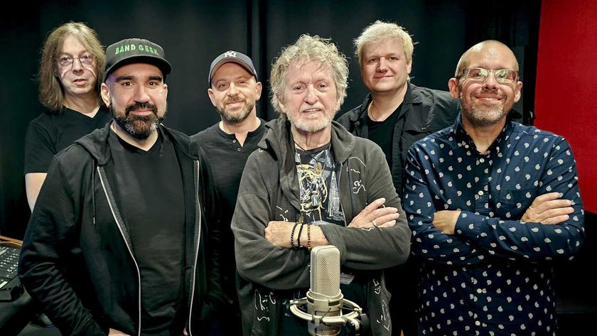 Jon Anderson with the Band Geek in the studio