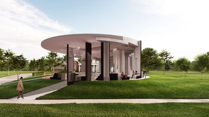 Serpentine Pavilion 2020 designed by Counterspace, design render