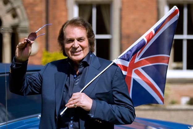 Engelbert carries Elvis necklace for good luck