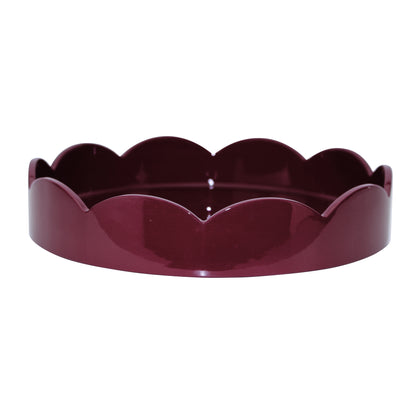 Cherry Small Round Scallop Tray