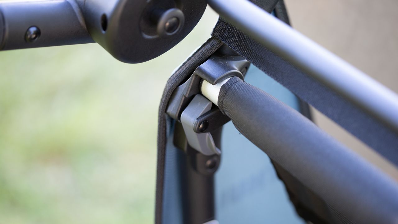 Thule Courier backrest release mechanism