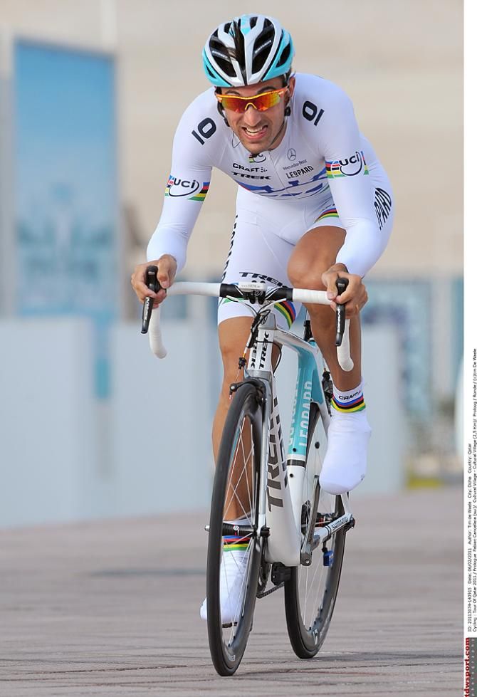 Fabian Cancellara opens the 2011 Tour of Qatar in the prologue
